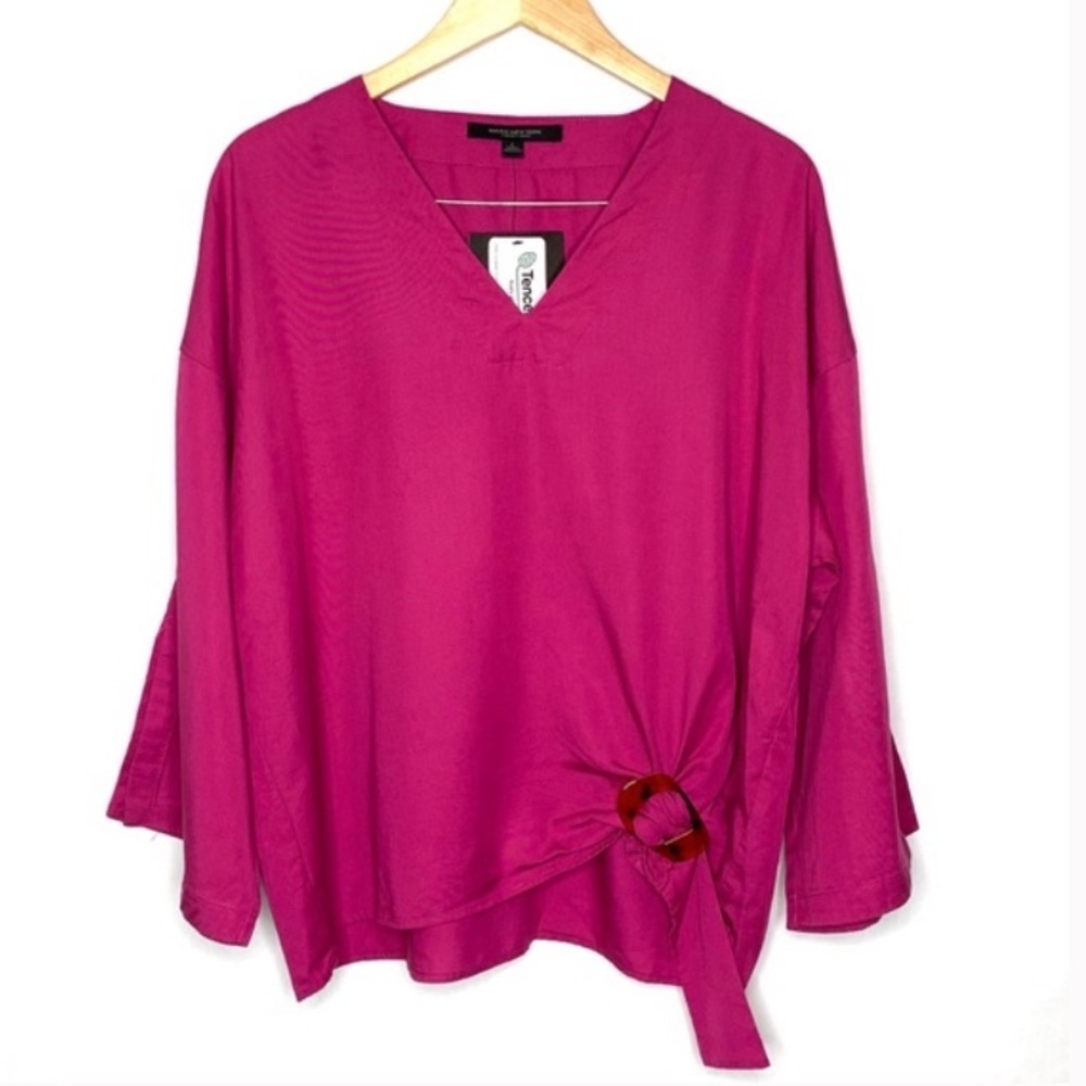 Mark New York Magenta Haze Top Blouse